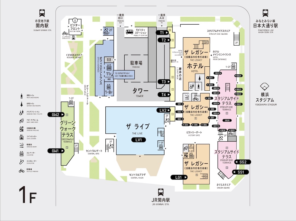 BASEGATE横浜関内 MAP