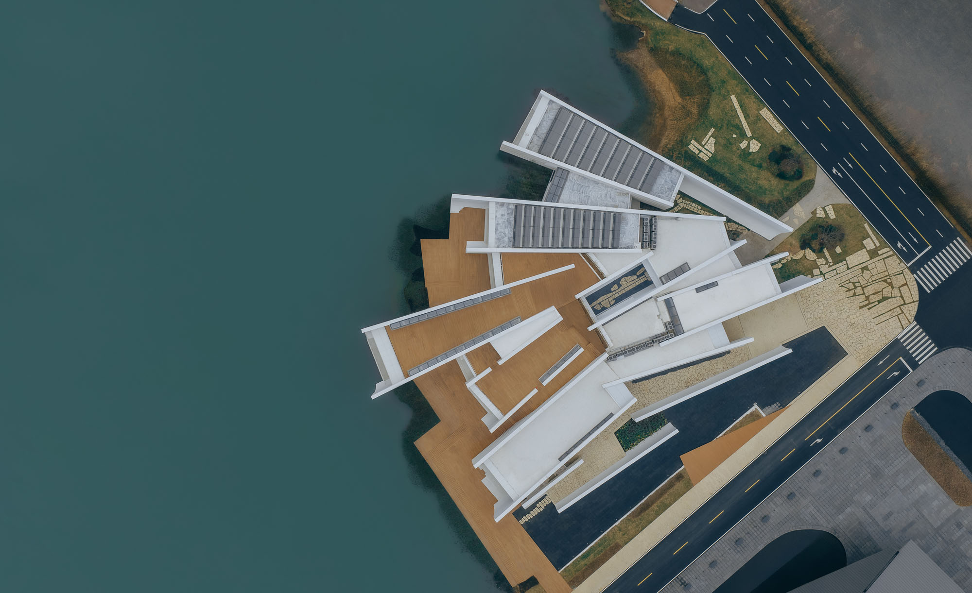 〈陳湖湿地アートセンター（Chenhu Wetland Art Center）〉TAO（Trace Architecture Office）