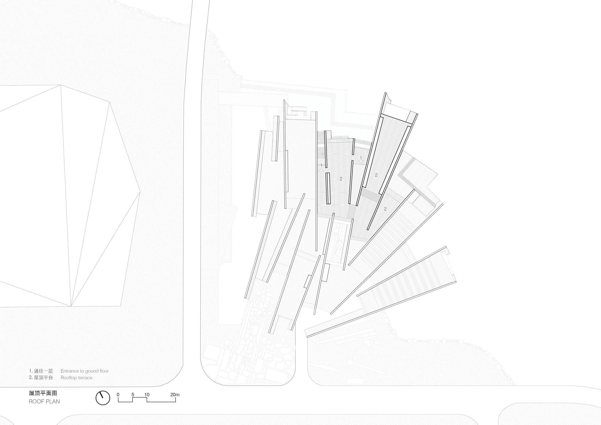 〈陳湖湿地アートセンター（Chenhu Wetland Art Center）〉TAO（Trace Architecture Office）