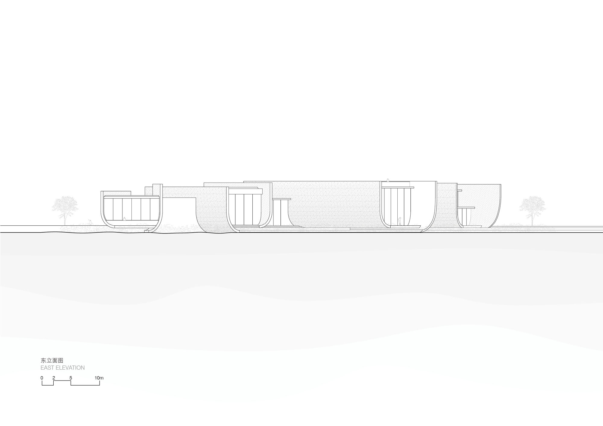 〈陳湖湿地アートセンター（Chenhu Wetland Art Center）〉TAO（Trace Architecture Office）