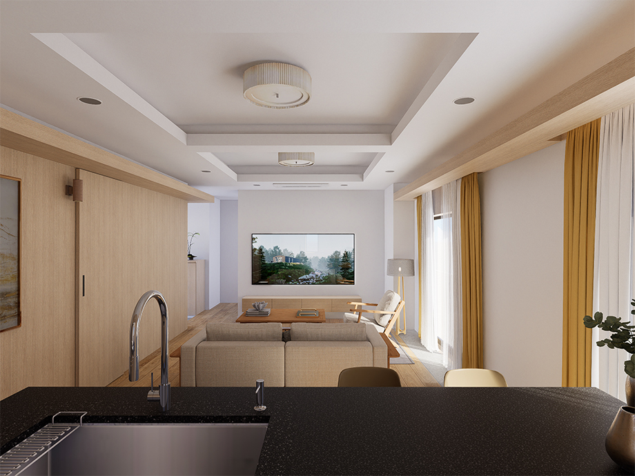 〈池上マンション改修計画-進行中〉Photo: Local Office Architects