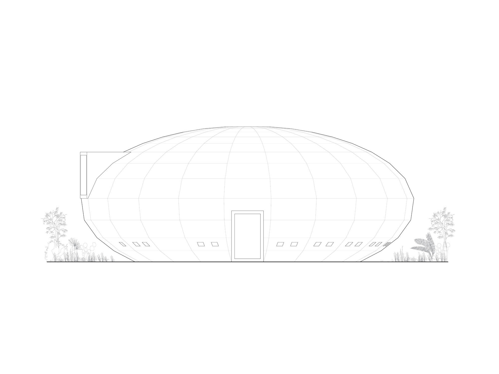 〈マッシュルーム・パビリオン(Mushroom Pavilion)〉OMA/重松昌平