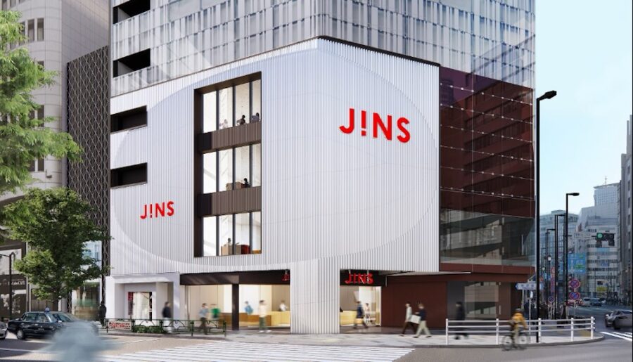 青木 淳×中村竜治〈JINS新宿店〉2026年初夏オープン！ 師弟がコラボ、ファサードを共同で設計 & 内装を中村竜治建築設計事務所が担当