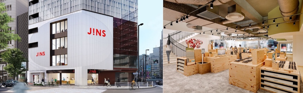 青木 淳×中村竜治〈JINS新宿店〉2026年初夏オープン！ 師弟がコラボ、ファサードを共同で設計 & 内装を中村竜治建築設計事務所が担当
