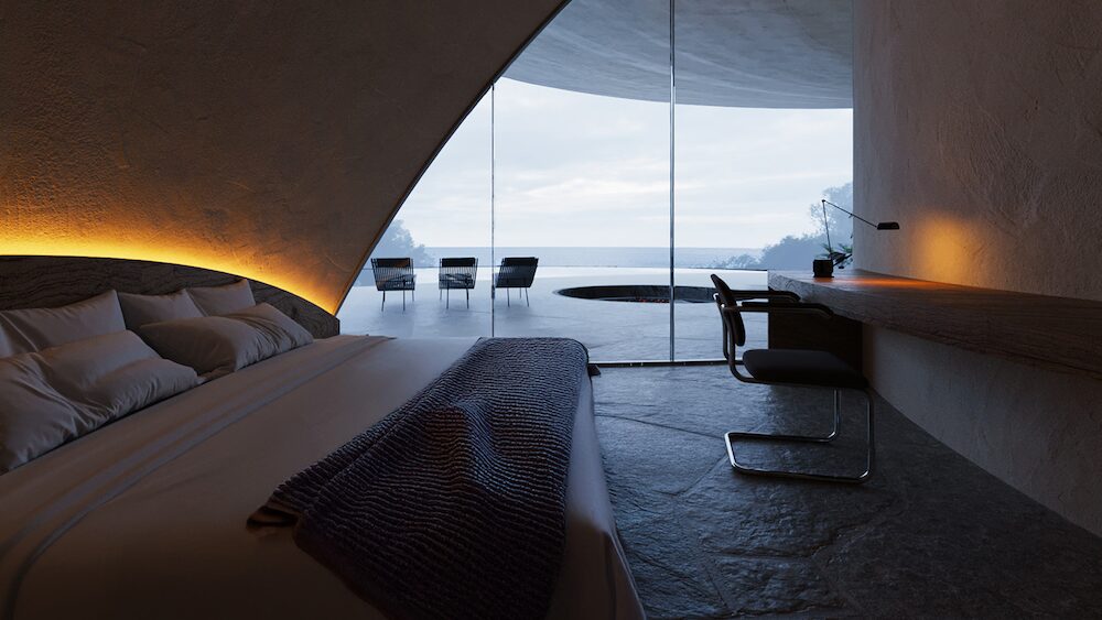 〈Sound of Rain〉主寝室イメージ（Steven Chu / オーストラリア）