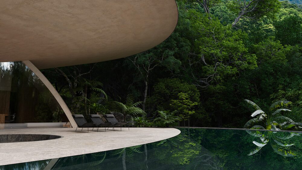 〈Sound of Rain〉スパエリアイメージ（Steven Chu / オーストラリア）