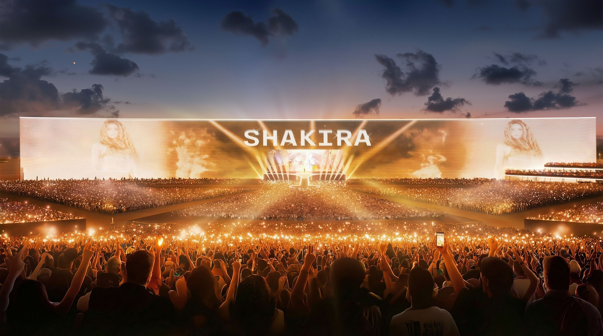 〈シャキーラ・スタジアム(Shakira Stadium)〉ビャルケ・インゲルス・グループ(Bjarke Ingels Group、BIG)
