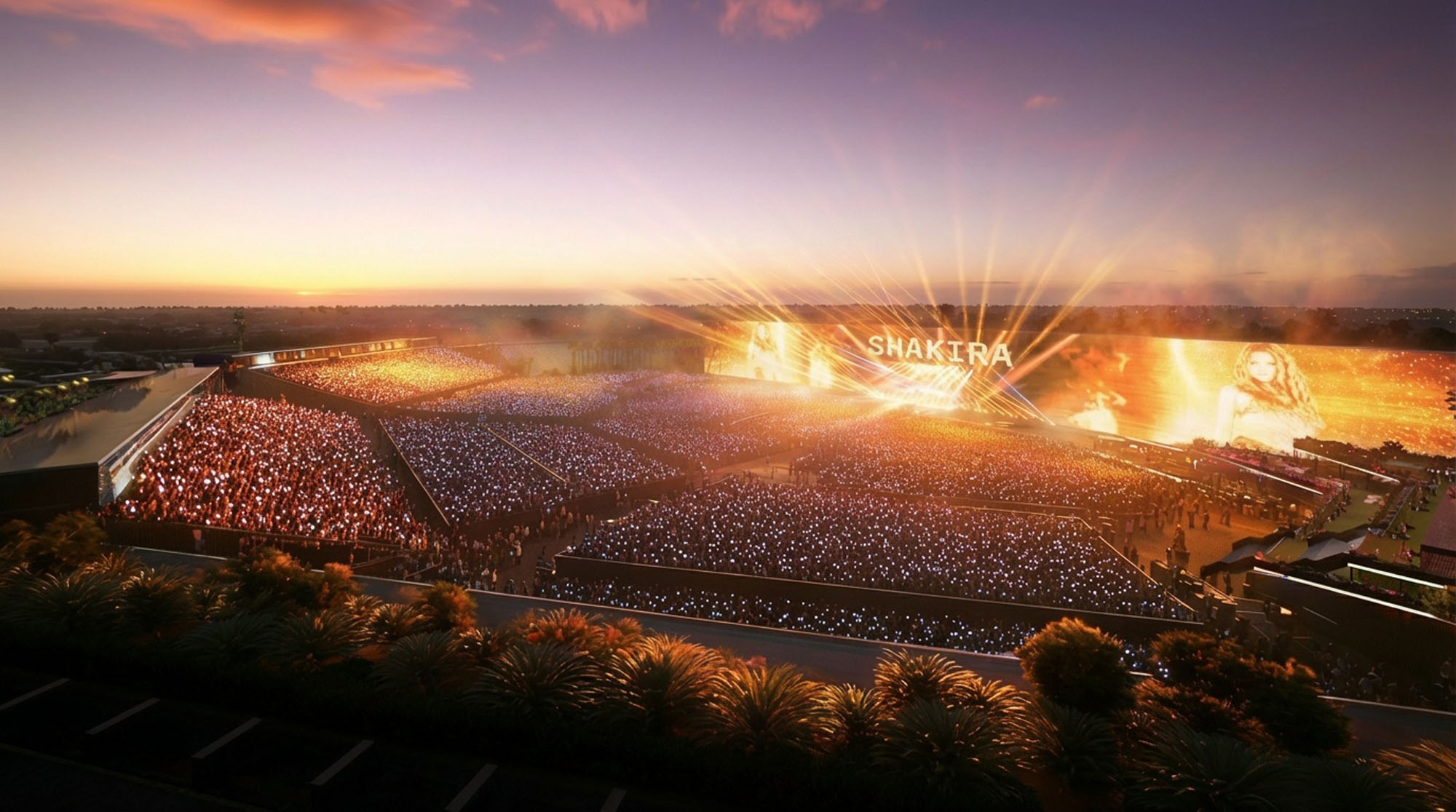 〈シャキーラ・スタジアム(Shakira Stadium)〉ビャルケ・インゲルス・グループ(Bjarke Ingels Group、BIG)