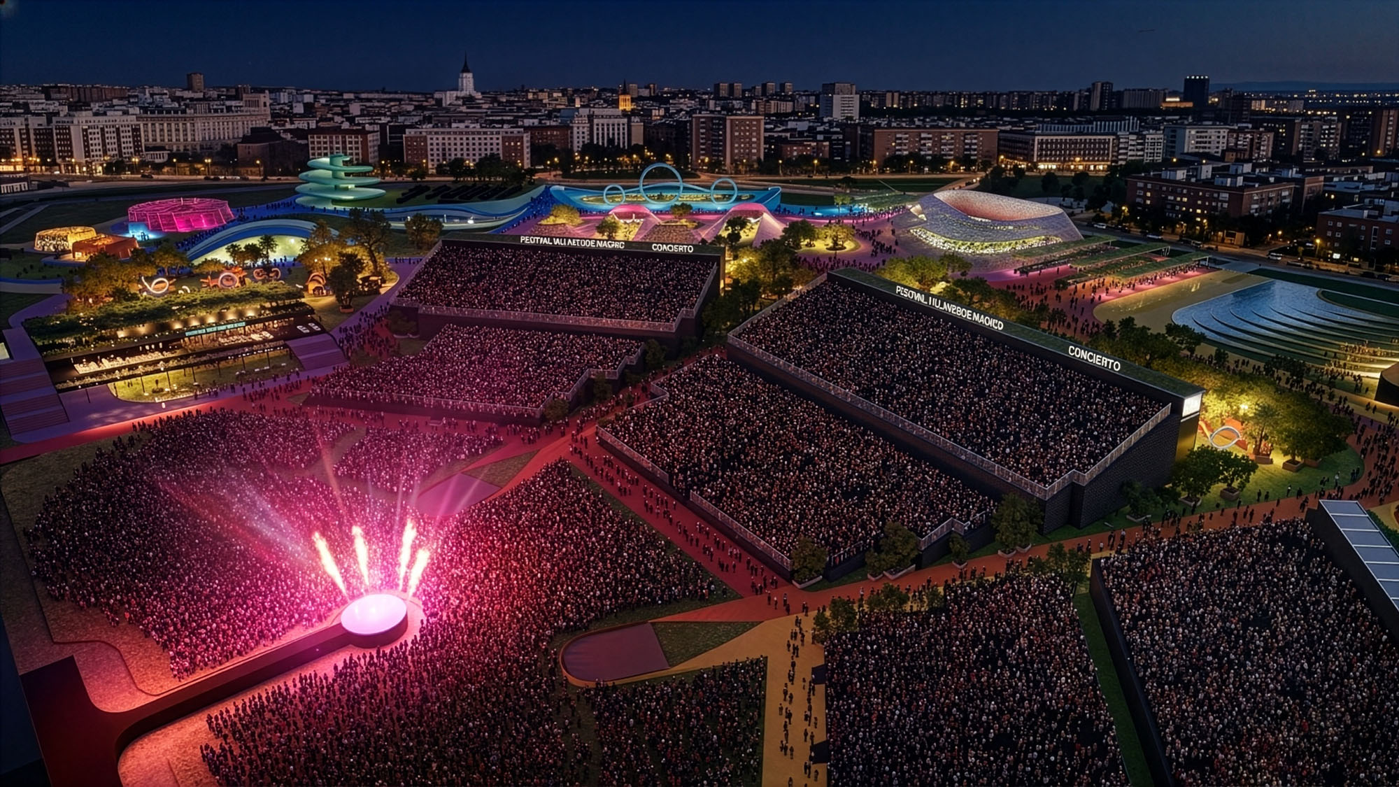 〈シャキーラ・スタジアム(Shakira Stadium)〉ビャルケ・インゲルス・グループ(Bjarke Ingels Group、BIG)