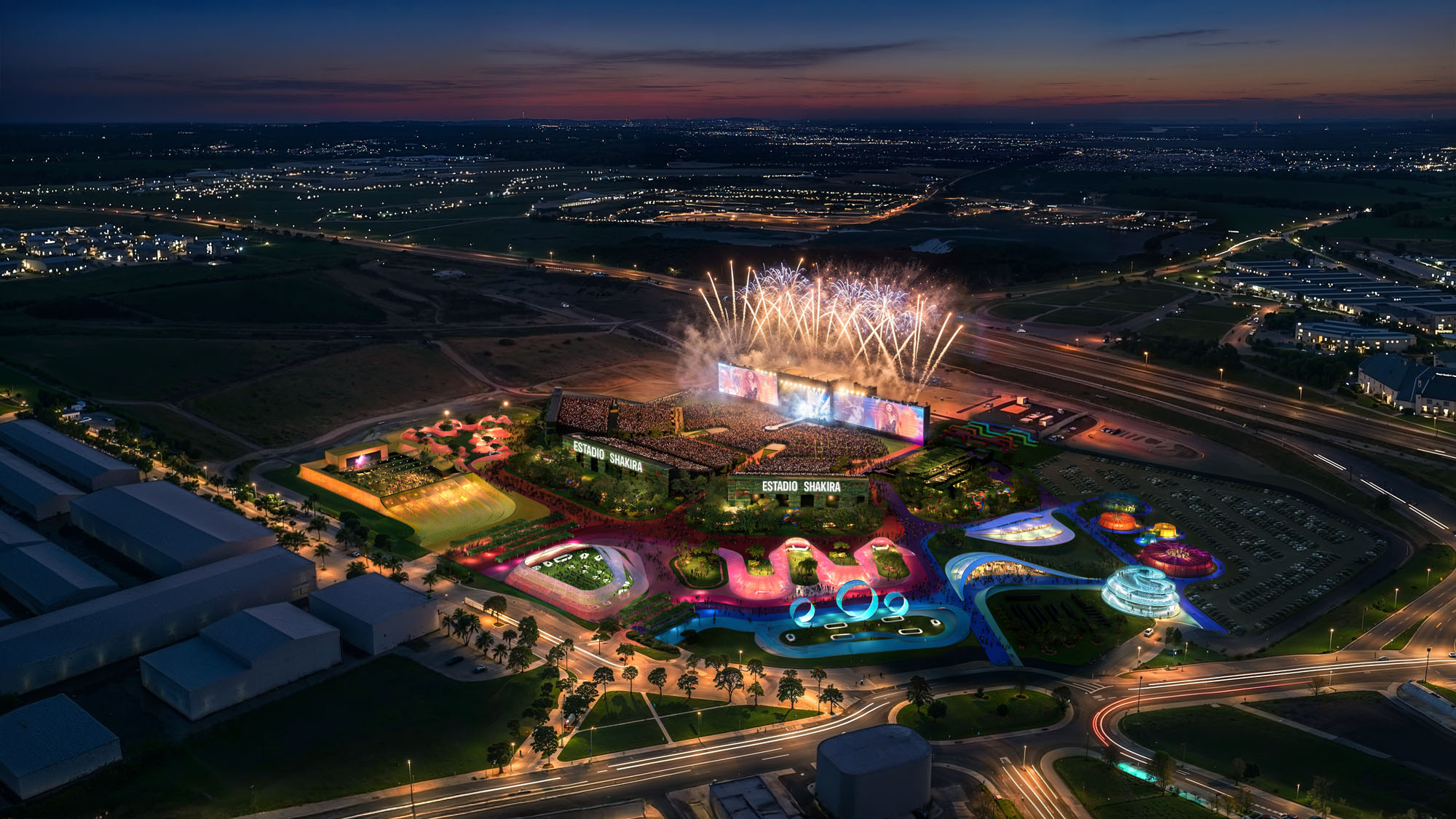 〈シャキーラ・スタジアム(Shakira Stadium)〉ビャルケ・インゲルス・グループ(Bjarke Ingels Group、BIG)