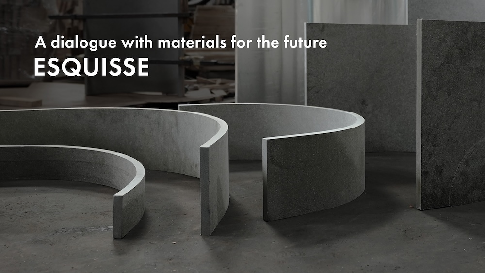 パッケージの枠を超え、素材の「可能性」をエスキースする　環境配慮素材を家具・什器へ。ソニーのデザイン部門が描く未来の素材体験「ESQUISSE」