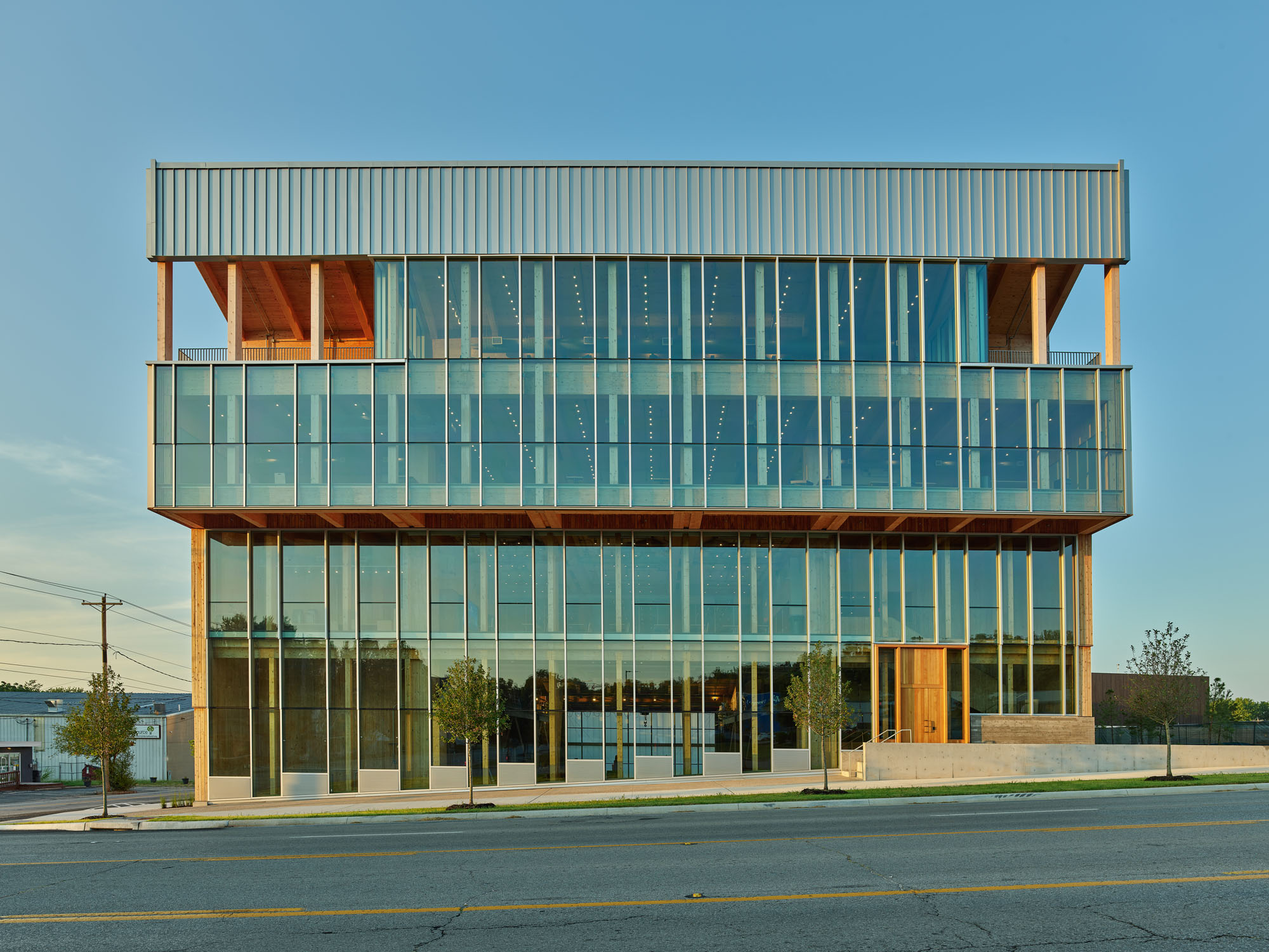 〈アンソニー・ティンバーランズ・センター(Anthony Timberlands Center)〉グラフトン・アーキテクツ(Grafton Architects)