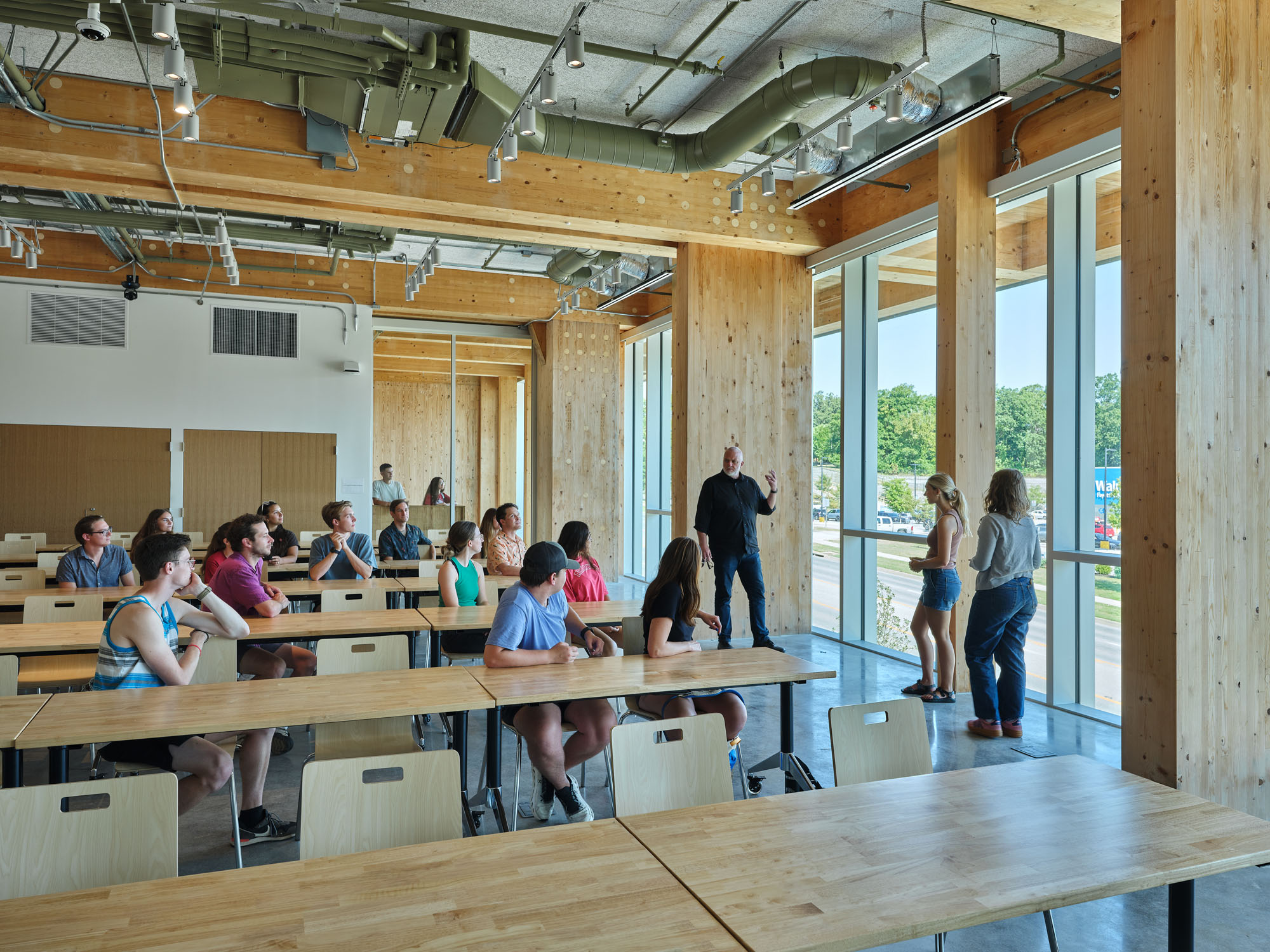 〈アンソニー・ティンバーランズ・センター(Anthony Timberlands Center)〉グラフトン・アーキテクツ(Grafton Architects)