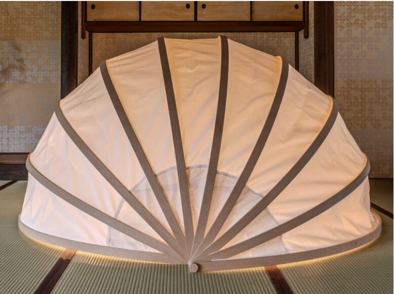 扇子の構造を、膜の建築へ　山口産業が世界に提案する「透ける、包まれる」空間の境界線