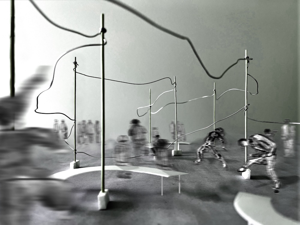 「波板と珊瑚礁」展 ガラージュ「ほどかれた結界」