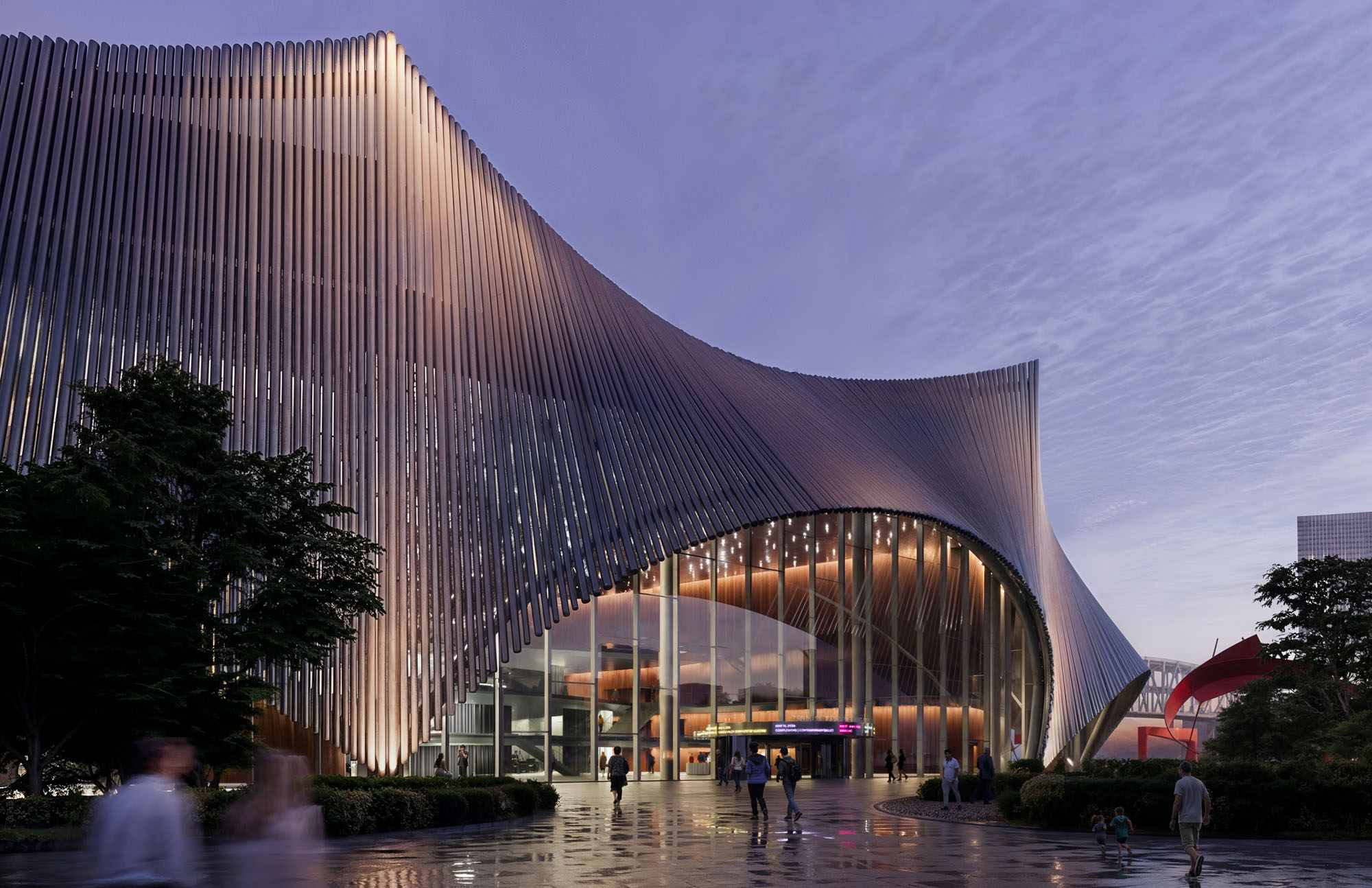 〈テネシー州立舞台芸術センター（TPAC：Tennessee Performing Arts Center）〉BIG（Bjarke Ingels Group）、ウィリアム・ローン・アソシエイツ（William Rawn Associates) 、ヘイスティングス・アーキテクチャ（HASTINGS Architecture）