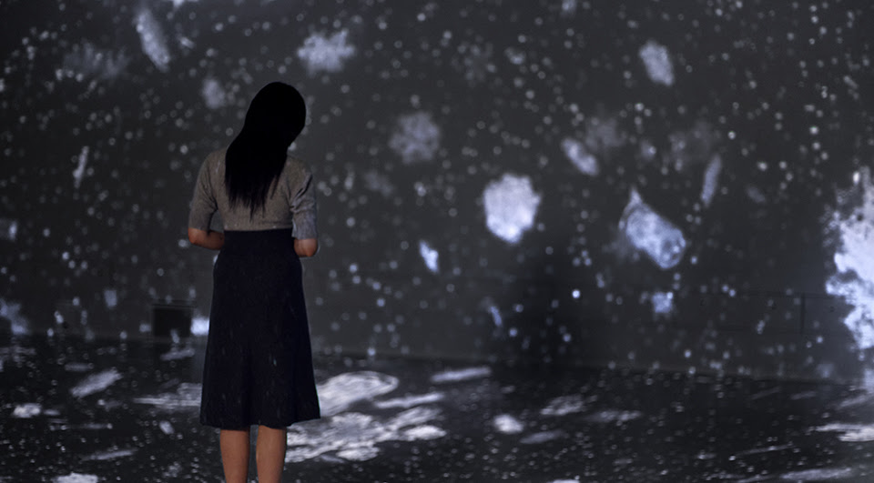 日本科学未来館 没入型インスタレーション イメージ