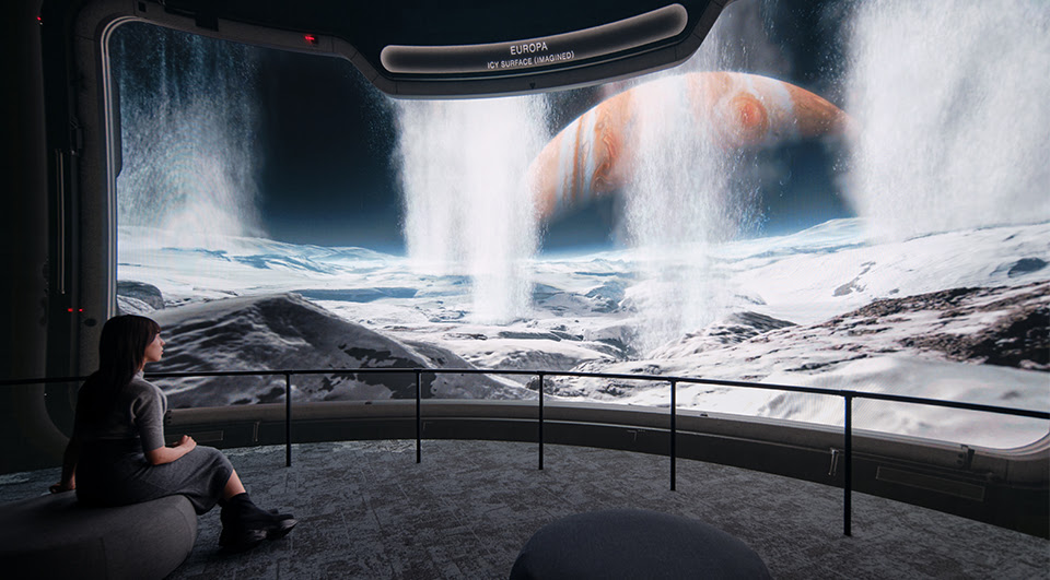 日本科学未来館 没入型インスタレーション イメージ