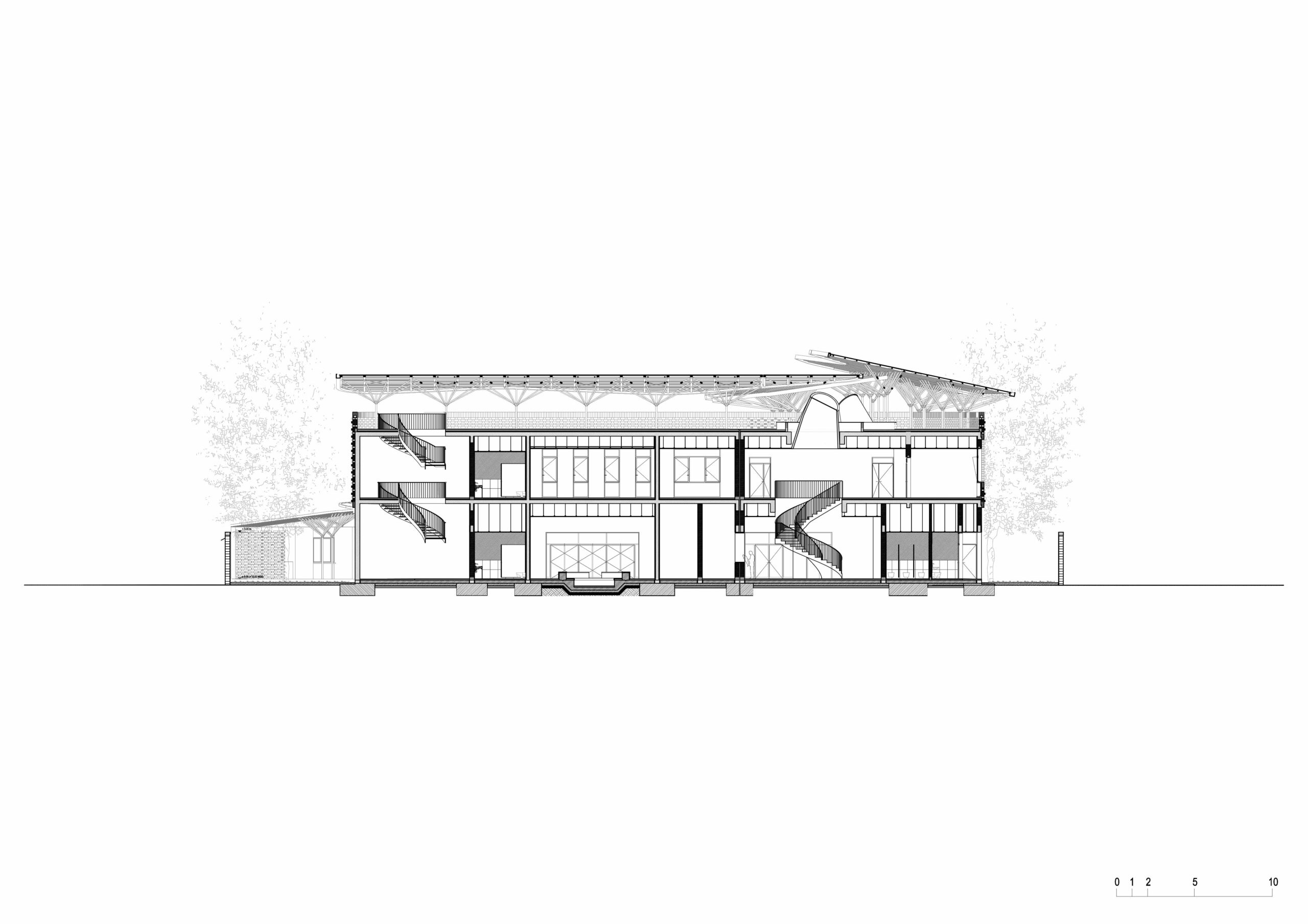 〈ゲーテ・インスティトゥート・ダカール（Goethe-Institut Dakar）〉フランシス・ケレ（Francis Kéré）ケレ・アーキテクチャ（Kéré Architecture）