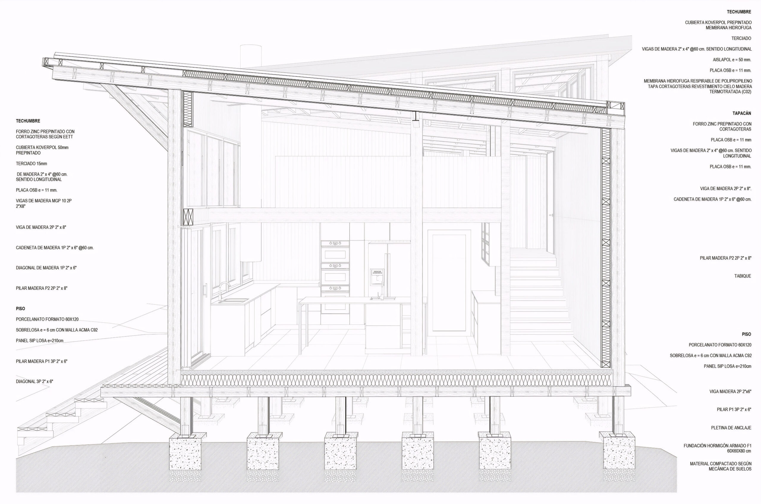 〈LOS PINOS HOUSE〉ESPIRAL ARQUITECTOS