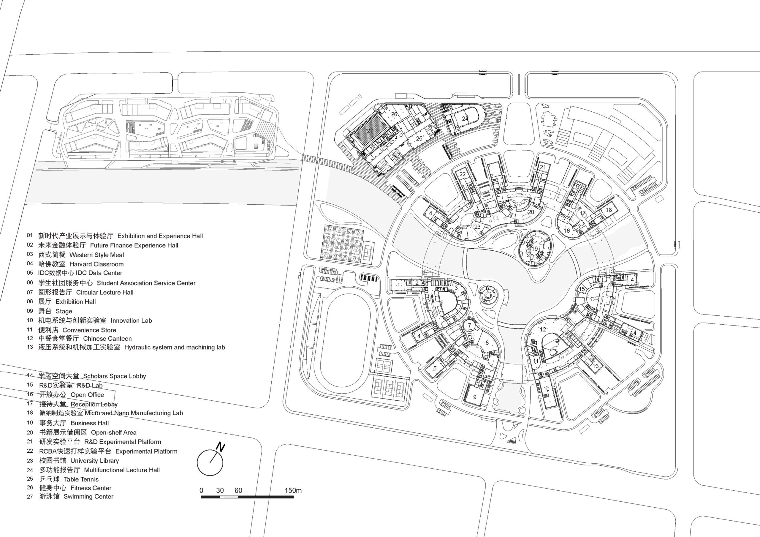 〈XJTLU太倉キャンパス（XJTLU Taicang Campus）〉HPP Architekten