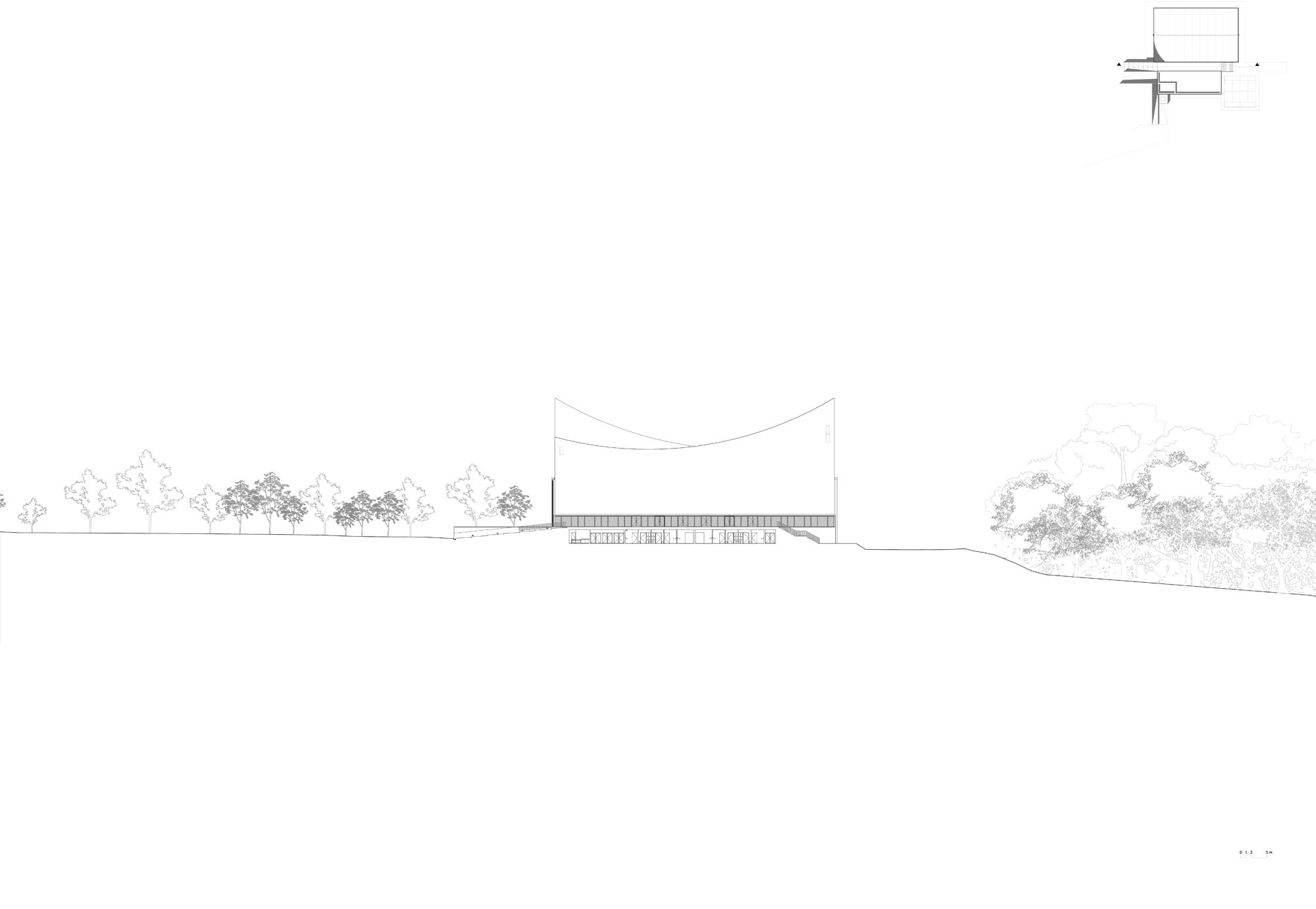 〈マリー＝ジョゼ・ペレック＆ジョセフィン・ベイカー スポーツ・文化センター（Sports and Culture Center Marie-Jose Perec and Josephine Baker）〉Onze04 アーキテクツ（Onze04 Architectes）