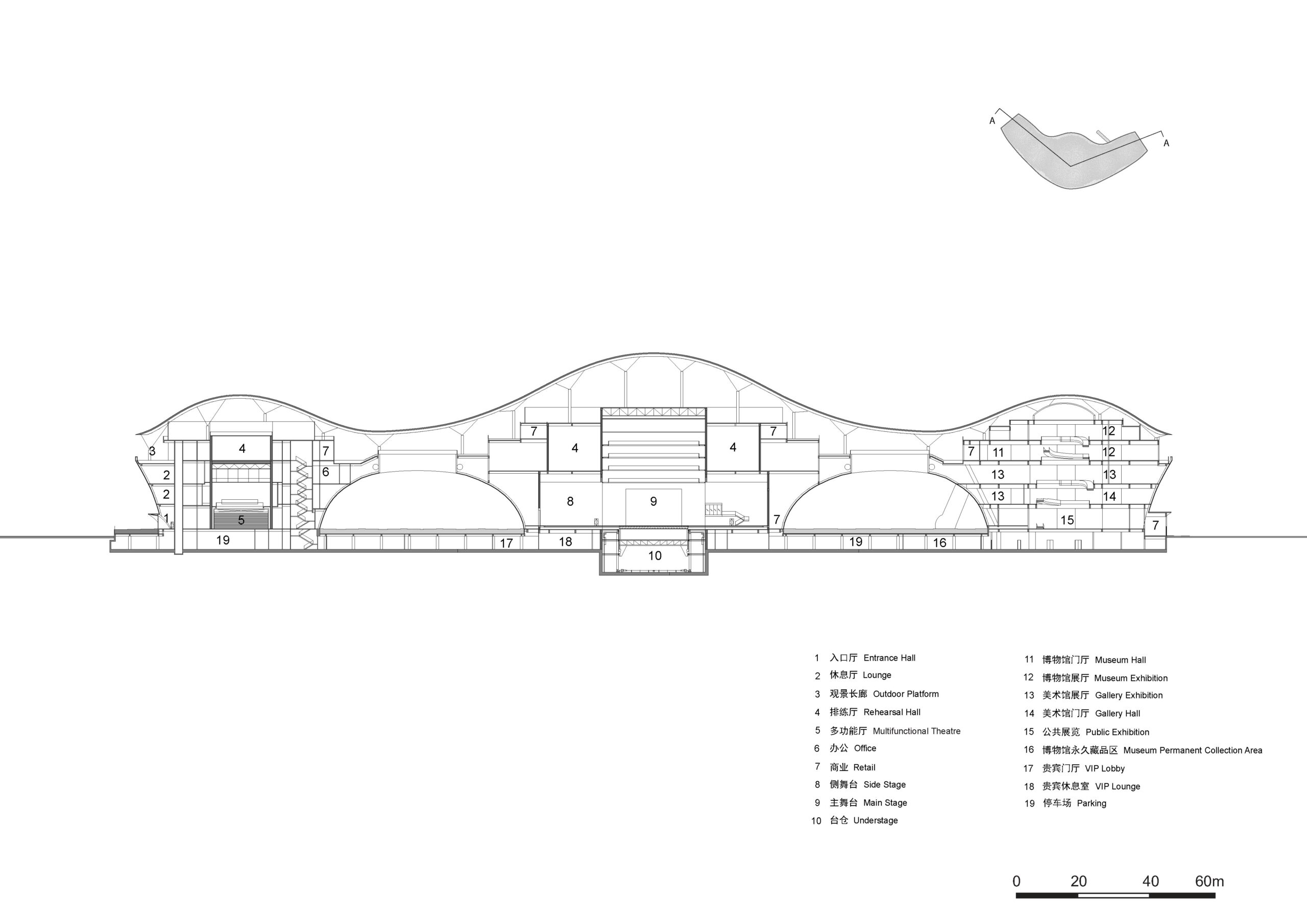 〈湛江文化センター（Zhanjiang Cultural Center）〉HPP Architekten