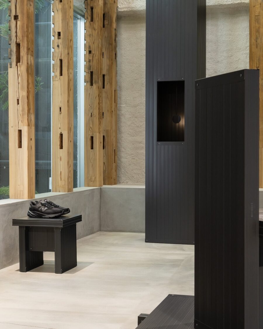 T-HOUSE New Balance art installation “TIME SCAPE” by DAISUKE YAMAMOTO