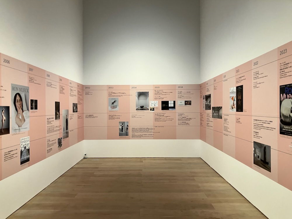 森美術館「ロン・ミュエク展」会場風景