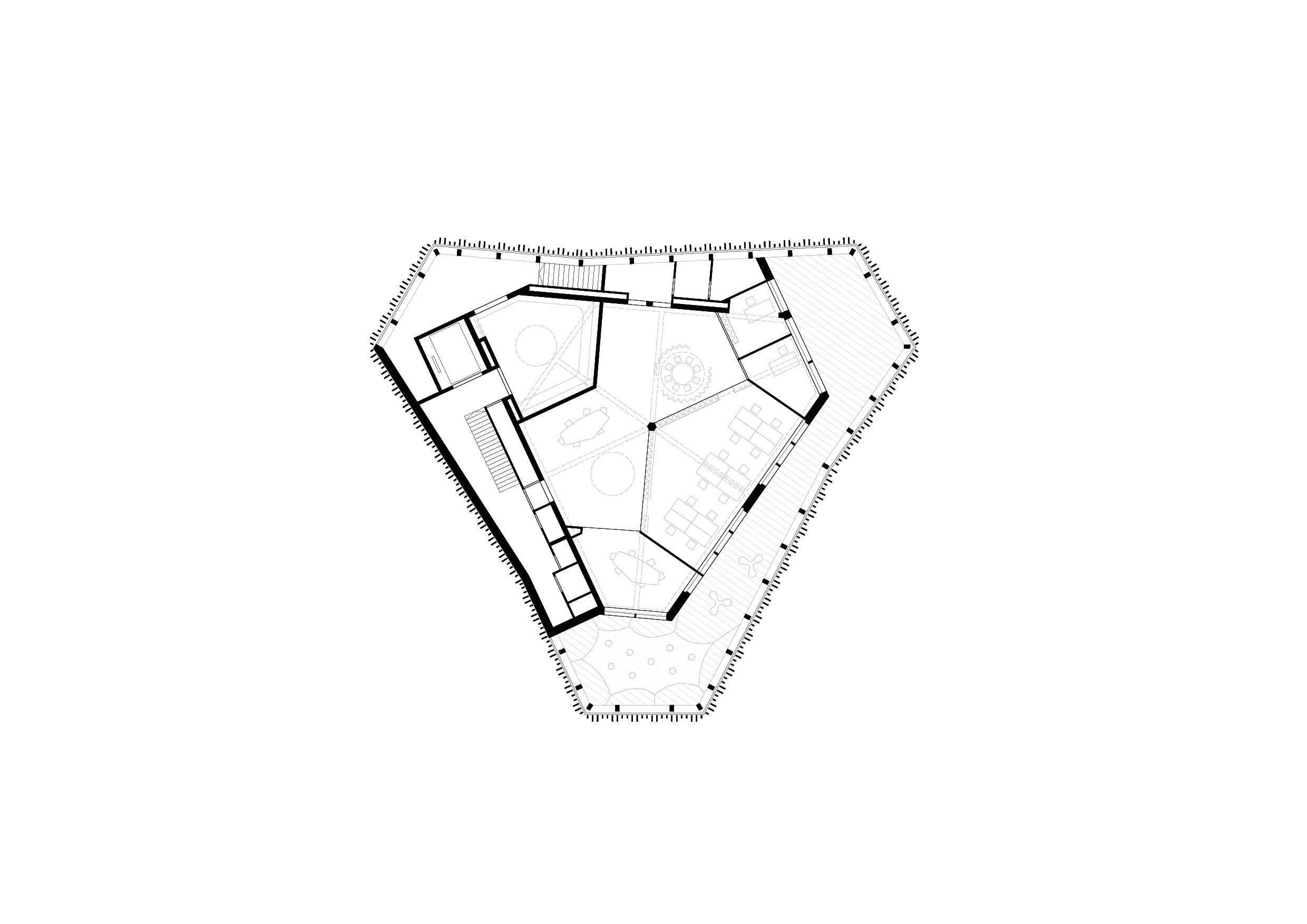 〈キンダークンストラボ(KinderKunstLabor)〉シェンカー・サルヴィ・ウェーバー・アーキテクツ(Schenker Salvi Weber Architekten)