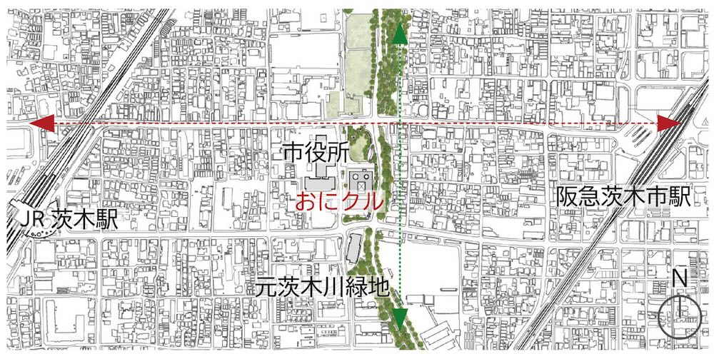 茨木市文化・子育て複合施設 おにクル