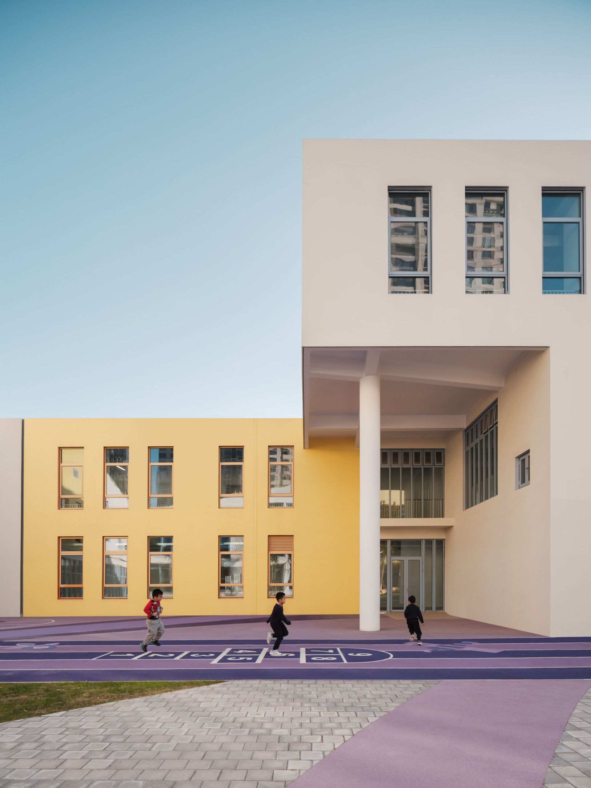 〈ブロック幼稚園(Block Kindergarten)〉SoBA(Soft Build Architects)