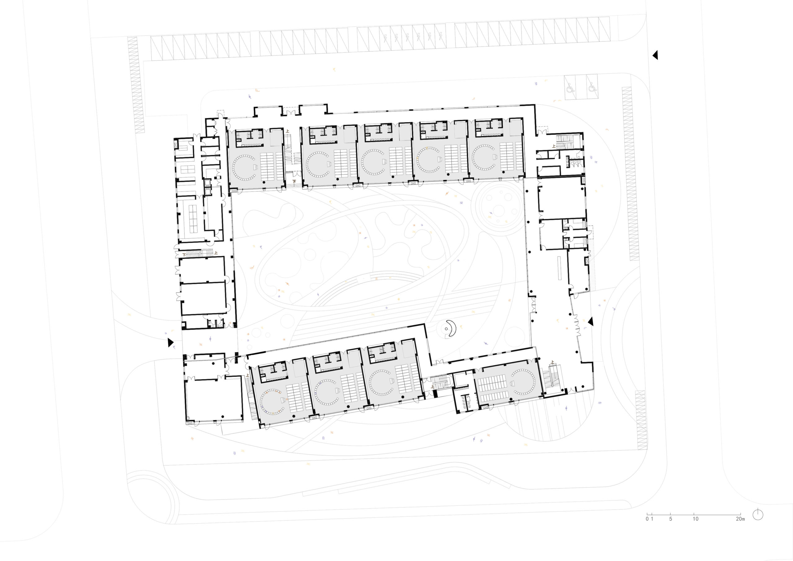 〈ブロック幼稚園(Block Kindergarten)〉SoBA(Soft Build Architects)