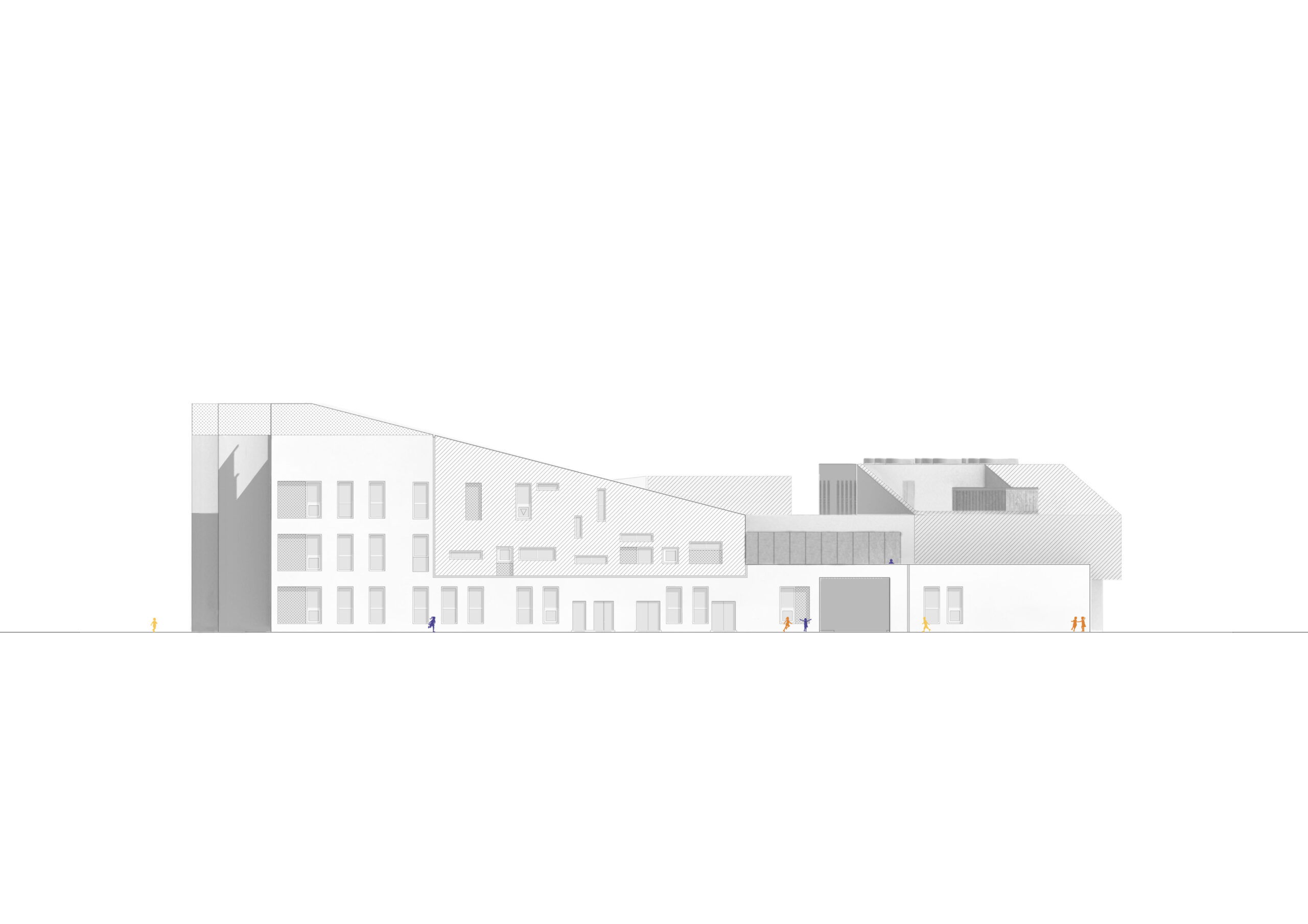 〈ブロック幼稚園(Block Kindergarten)〉SoBA(Soft Build Architects)