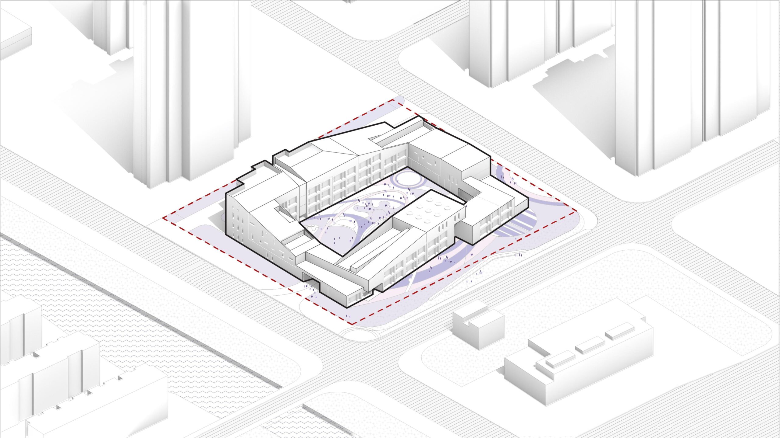 〈ブロック幼稚園(Block Kindergarten)〉SoBA(Soft Build Architects)