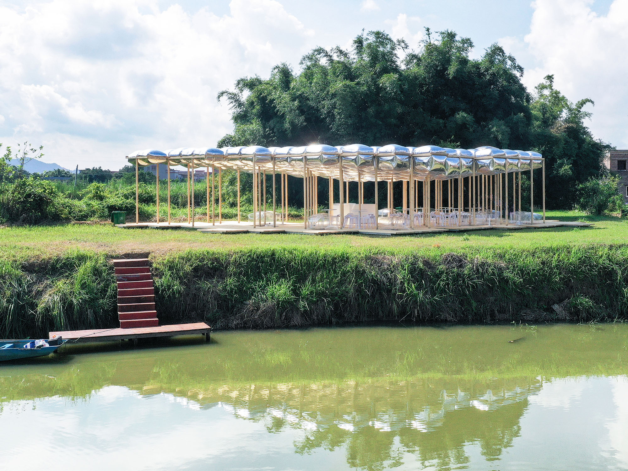 〈古労茶寮（Gulao Tea alcove）〉エーテル・アーキテクツ（Aether Architects）