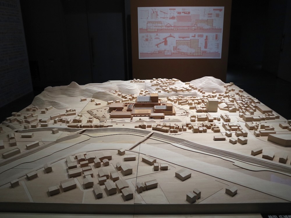 「建築家・内藤廣 赤鬼と青鬼の場外乱闘 in 渋谷」展会場風景
