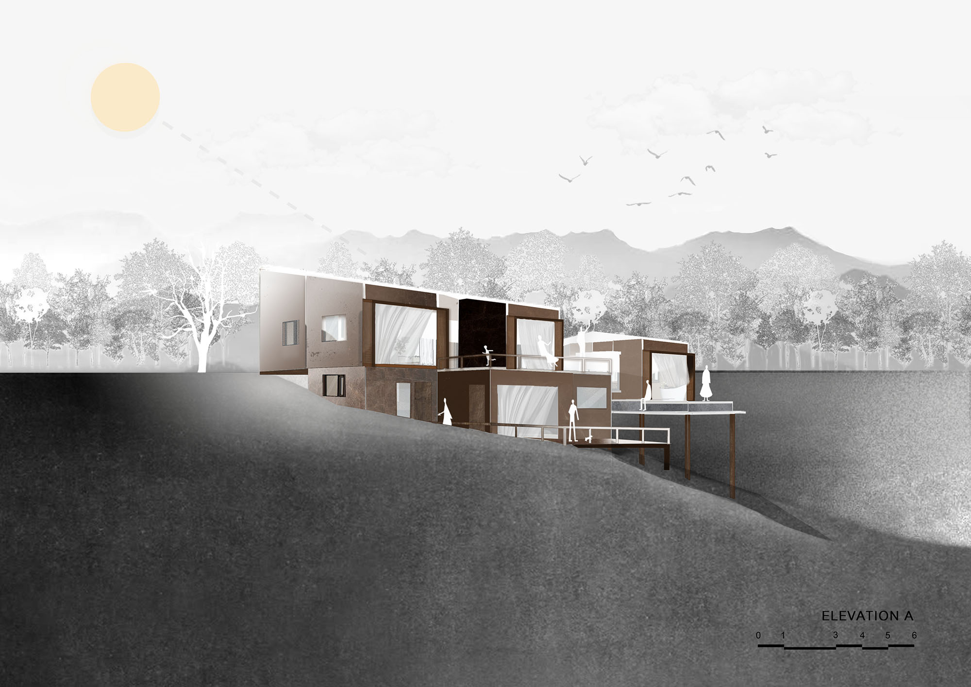 〈ウッド・キャビン（The Wood Cabin）〉S.O.S アーキテクツ（S.O.S Architects）
