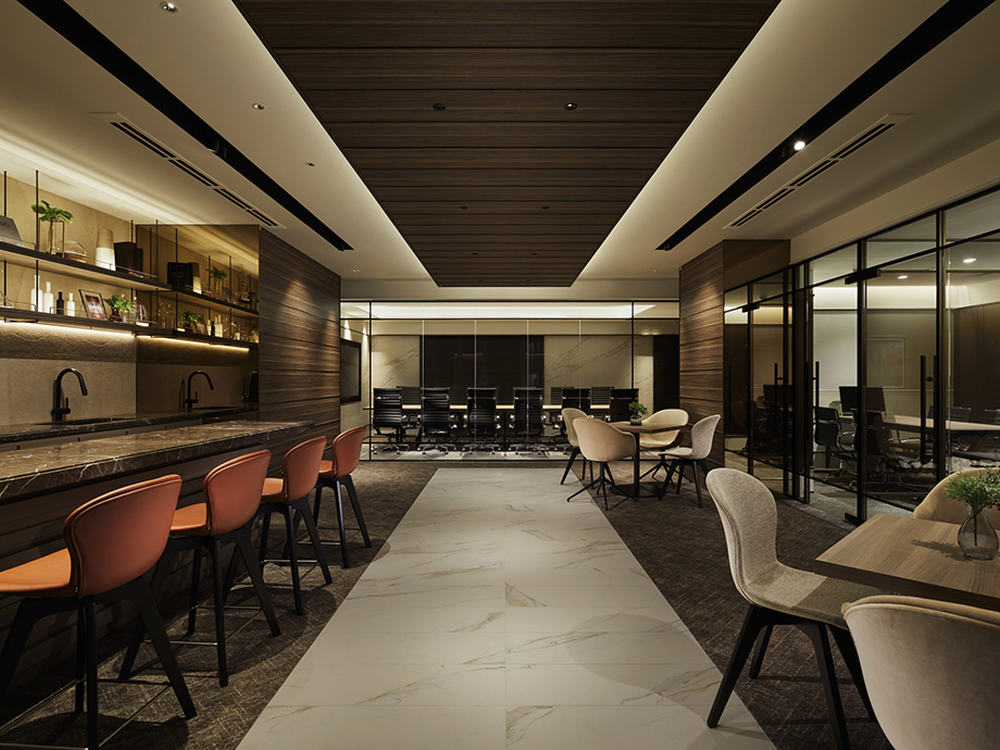 〈K's office lounge〉Photo: masato kawano Nacasa & Partners