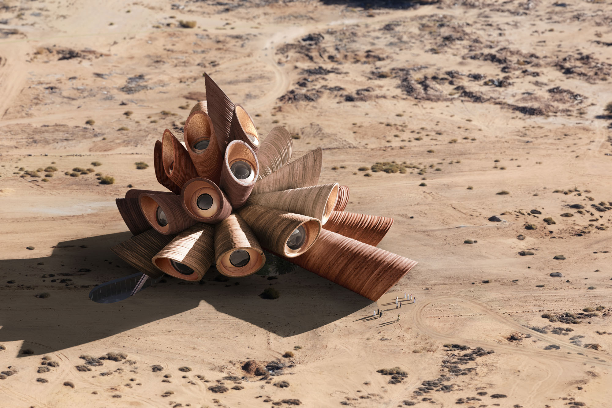 〈アルウラ・マナラ（AlUla Manara）〉ヘザーウィック・スタジオ（Heatherwick Studio）