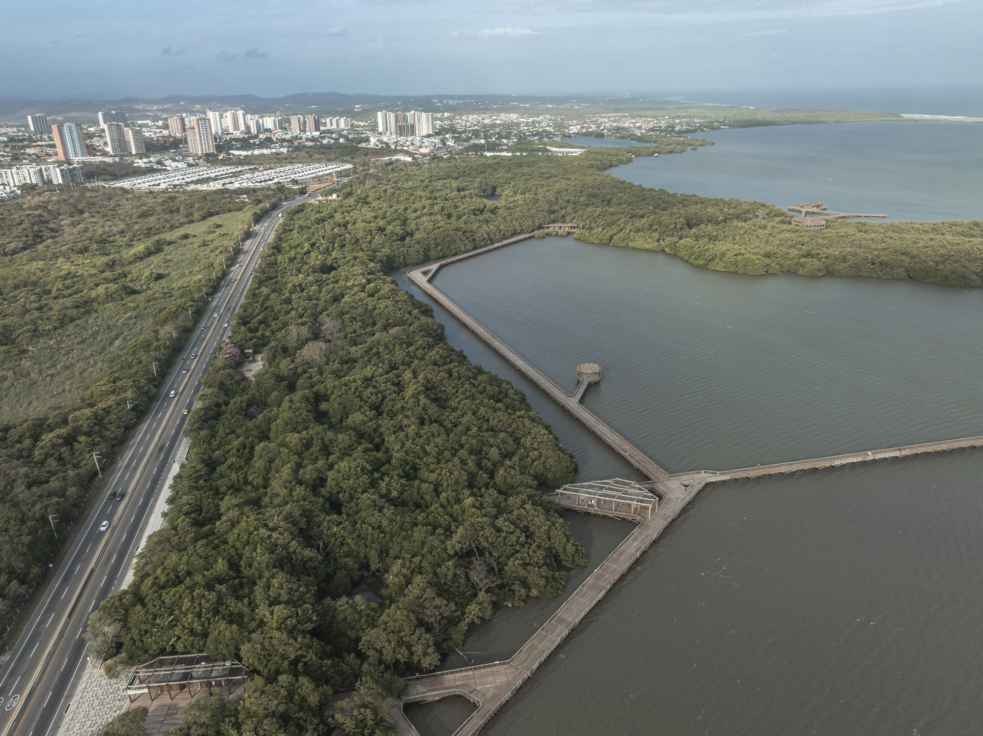 〈エコパルケ・シエナガ・デ・マジョルキン（Ecoparque Ciénaga de Mallorquín）〉DEBアーキテクチャ（DEB Architecture）エル・エクイポ・マッツァンティ（El Equipo Mazzanti）