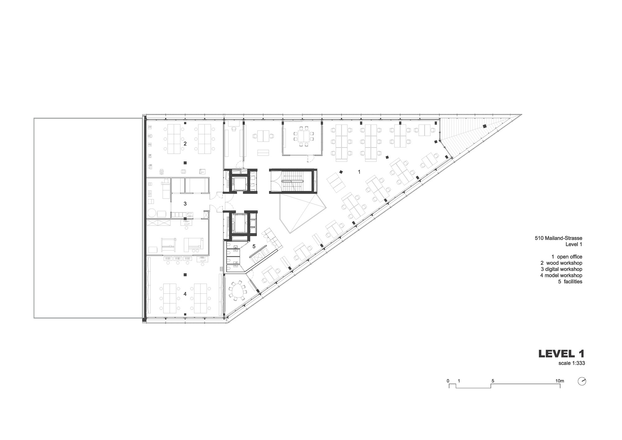 〈マイランド・シュトラーセ（Mailand-Strasse）〉ヘルツォーク＆ド・ムーロン（Herzog & de Meuron）