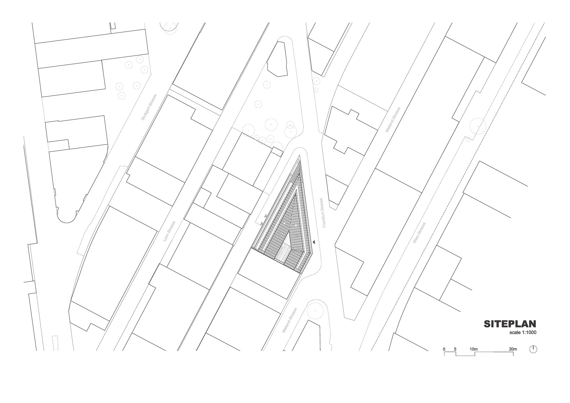 〈マイランド・シュトラーセ（Mailand-Strasse）〉ヘルツォーク＆ド・ムーロン（Herzog & de Meuron）