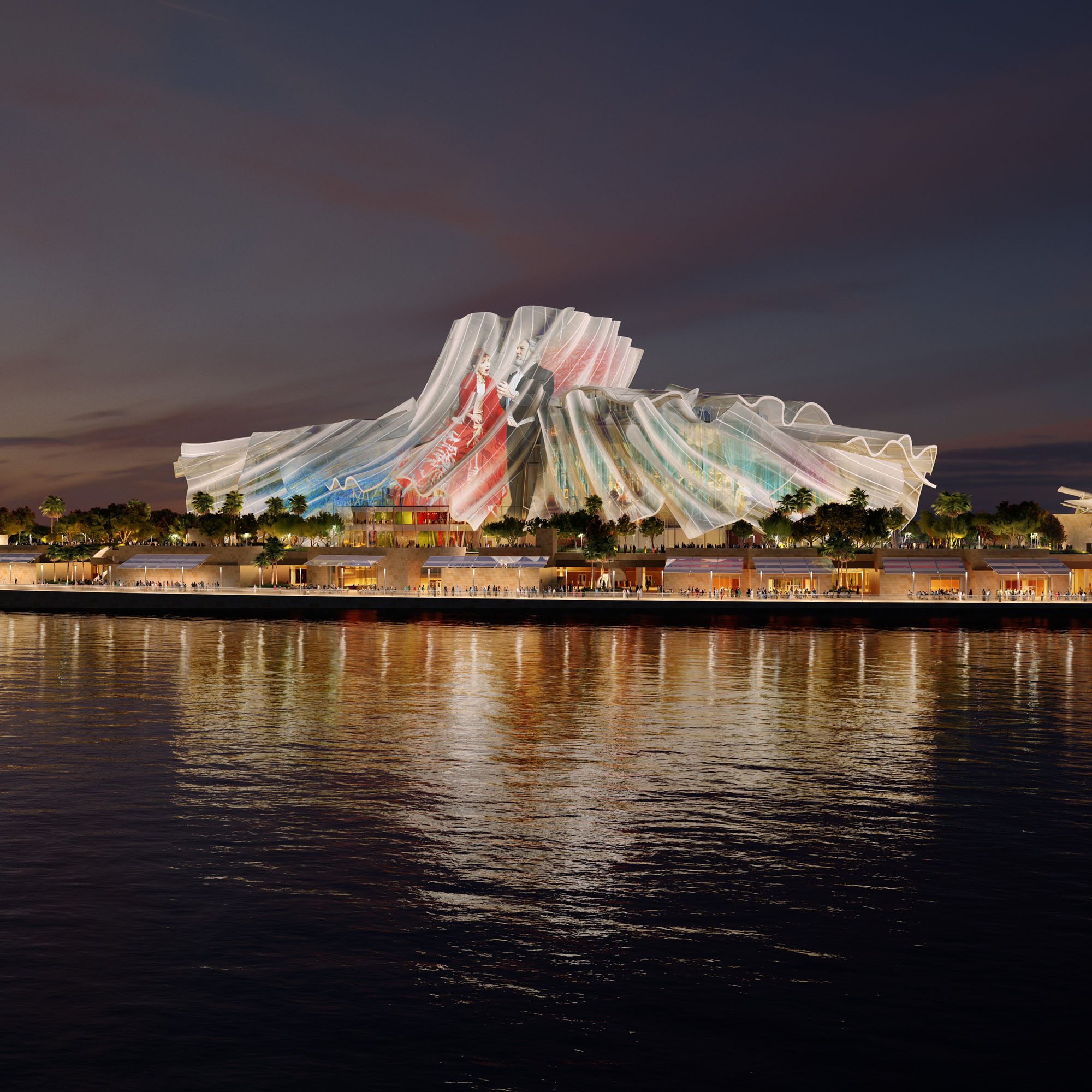 〈ダル・アル・フヌーン・アブダビ〉フランク・ゲーリー（Frank Gehry）