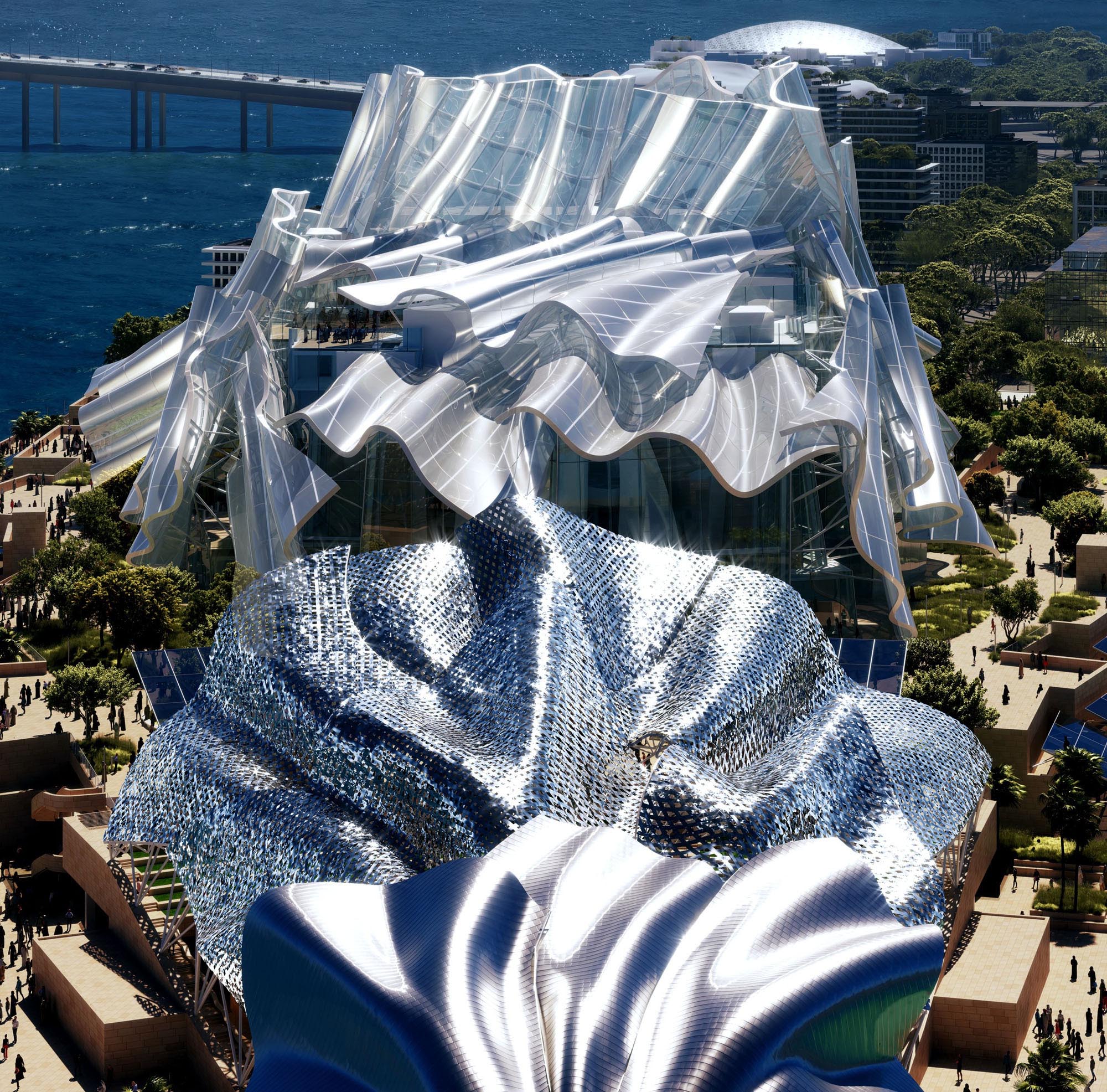 〈ダル・アル・フヌーン・アブダビ〉フランク・ゲーリー（Frank Gehry）