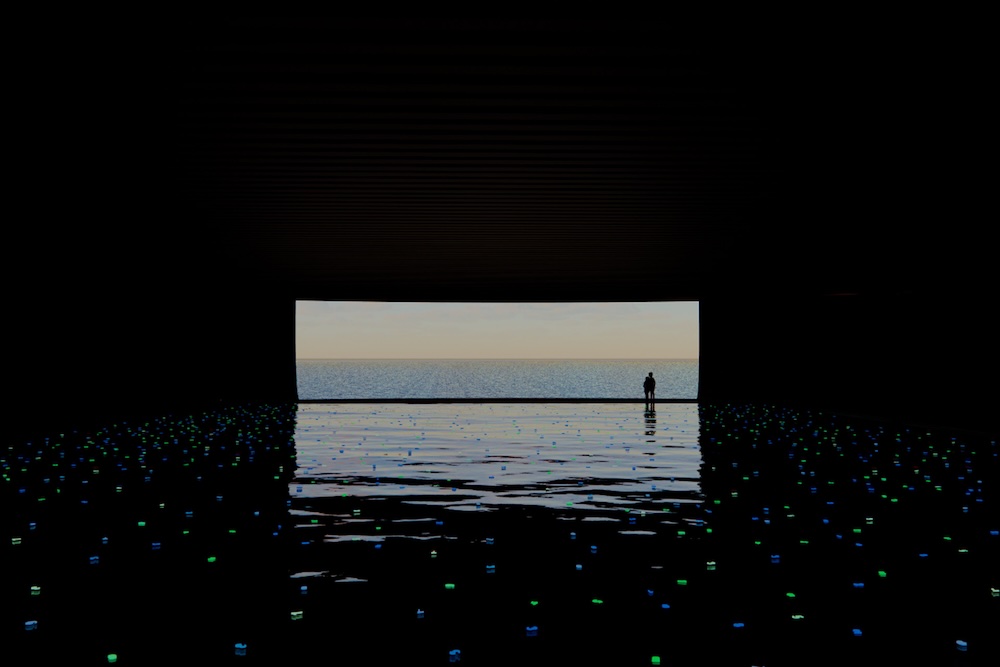 宮島達男〈Sea of Time – TOHOKU〉展示イメージ