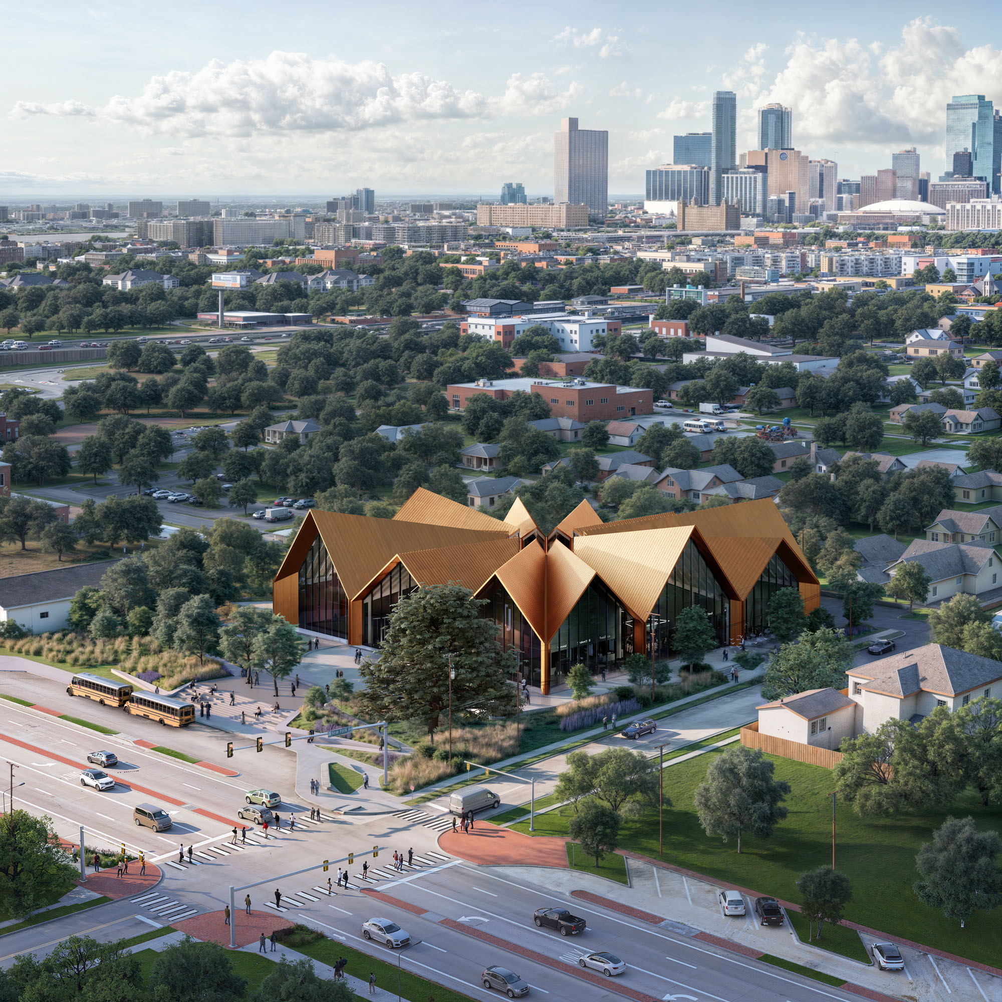 〈ナショナル・ジューンティーンス・ミュージアム（National Juneteenth Museum）〉BIG（Bjarke Ingels Group）
