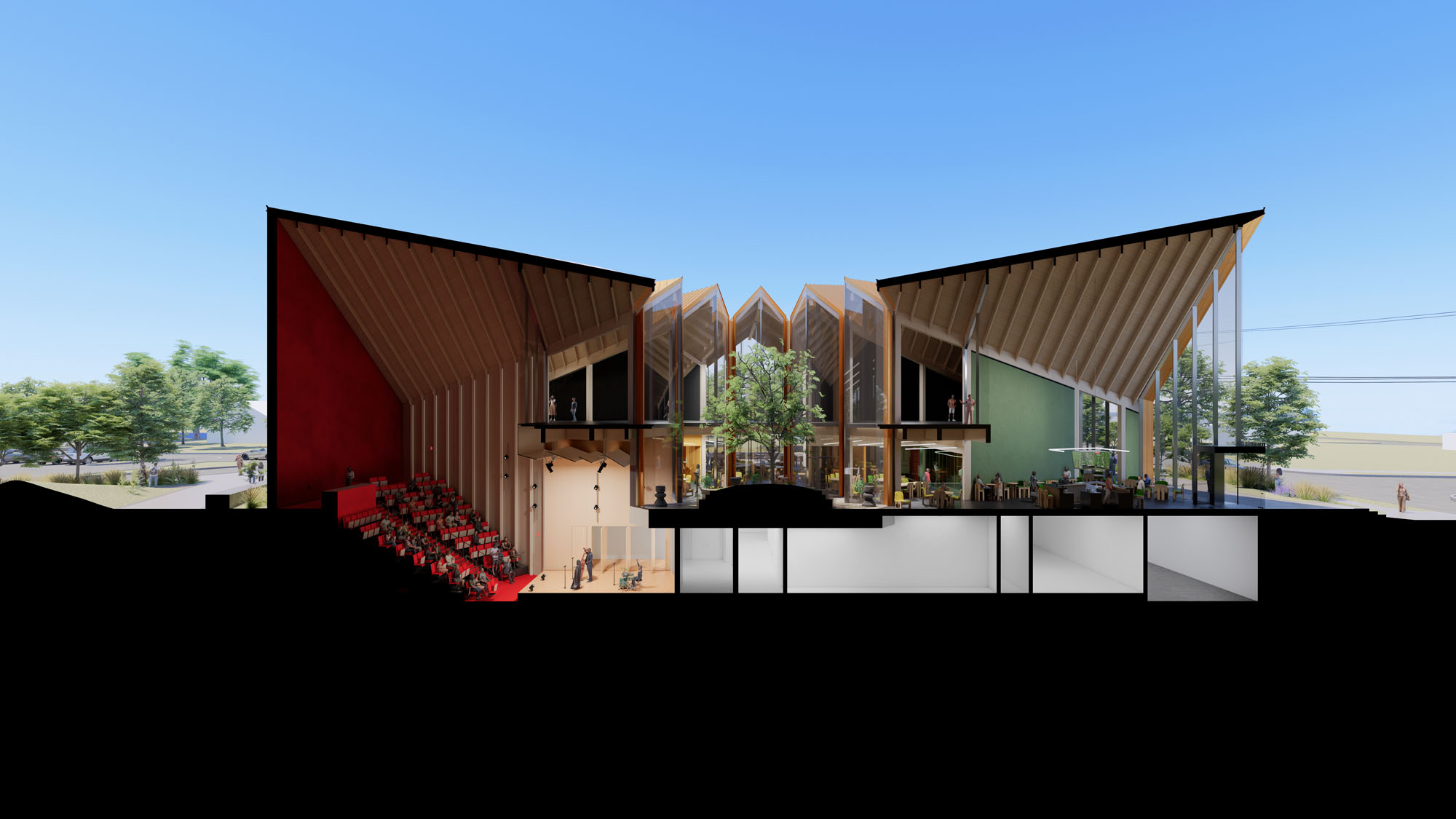 〈ナショナル・ジューンティーンス・ミュージアム（National Juneteenth Museum）〉BIG（Bjarke Ingels Group）