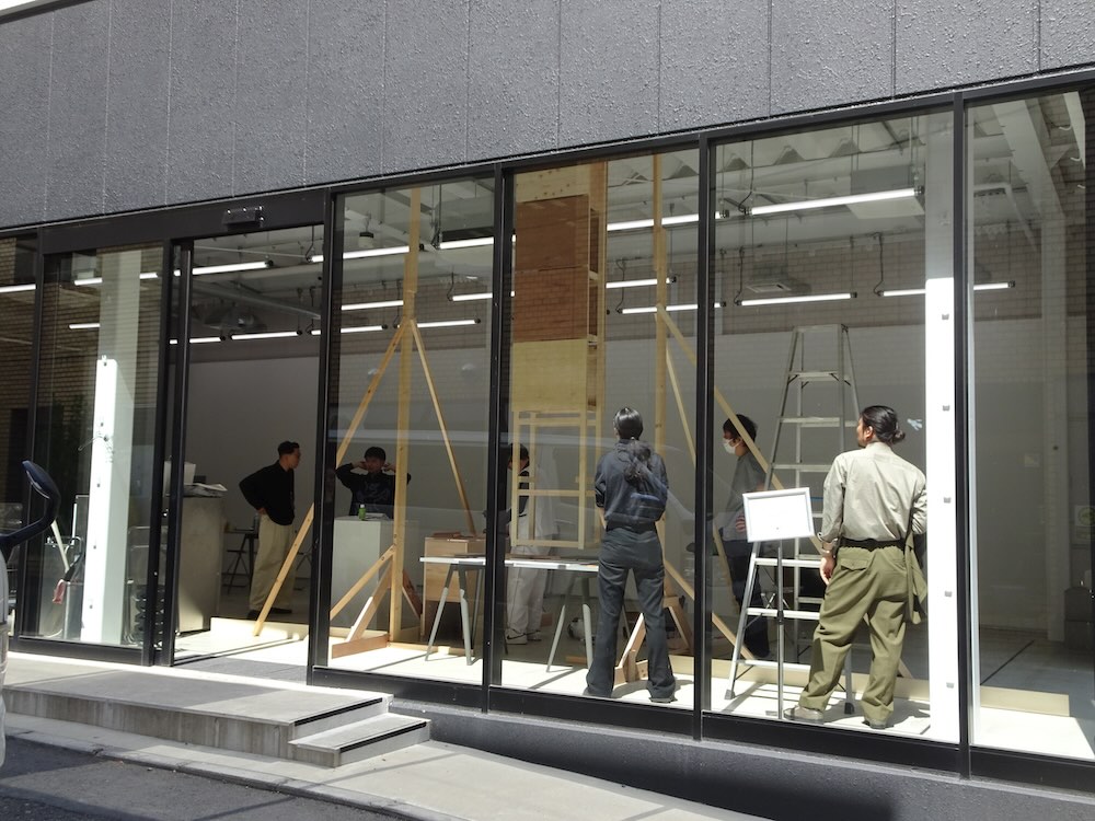 松竹アートスペース・SHUTL(シャトル)施工風景