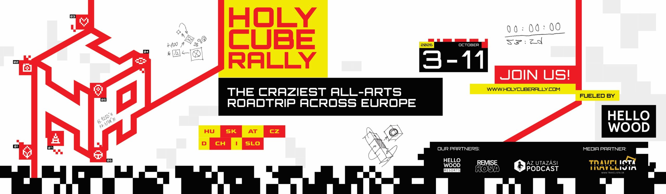 「HOLY CUBE RALLY」Hello Wood